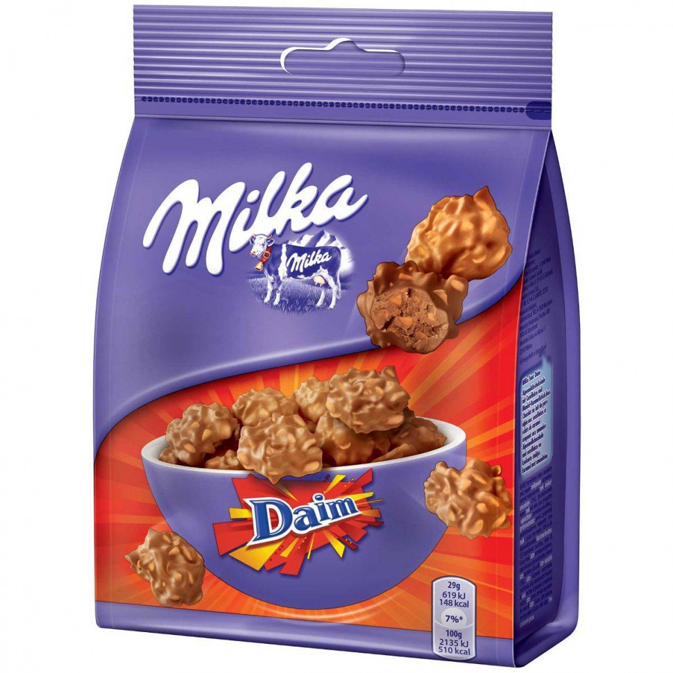 Milka & Daim Snax 145 гр