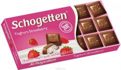 Шоколад Шогеттен - Клубника-Йогурт 100 гр