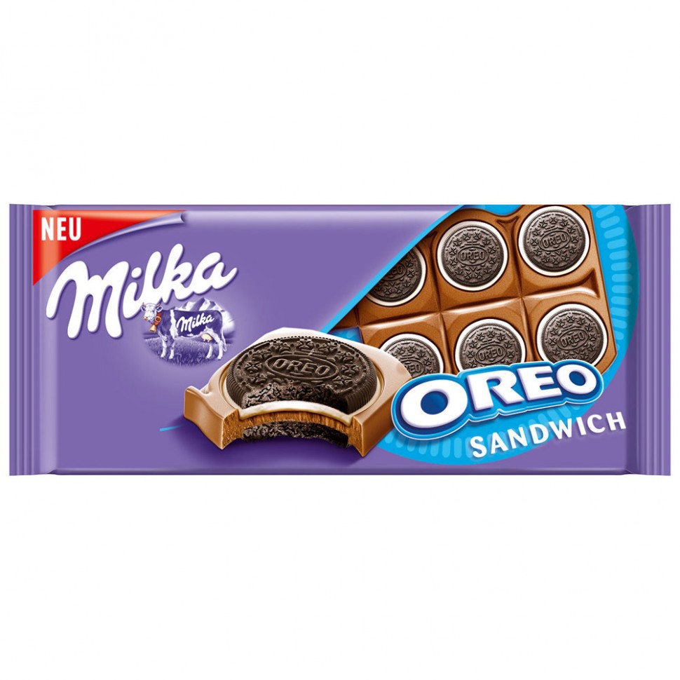 Шоколад Милка - Орео Сэндвич 92 гр 