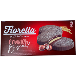 Печенье Fiorella Crunch в Молочном шоколаде с Ореховым кремом 67,5 гр