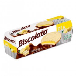 Печенье Bisсolata Pia с Лимонной начинкой в белом шоколаде 100гр