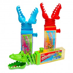Леденцовая карамель с игрушкой Крокодил 17гр