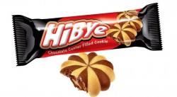 Печенье HiBye Двухцветное с начинкой 85гр