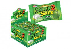 Жевательная резинка Shock 2 Shock - Яблоко (100шт) 