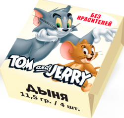 Жевательные конфеты Tom and Jerry Дыня 11,5 гр 