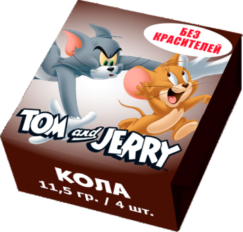 Жевательные конфеты Tom and Jerry Кола 11,5 гр 