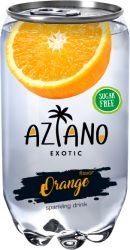 Напиток газированный Aziano Апельсин 350 мл