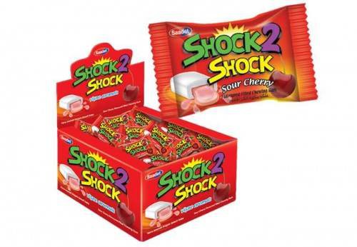 Жвачка Shock 2 Shock - Клубника (100шт)