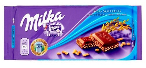Milka Crispy Rice Milka Chocolate 100 гр