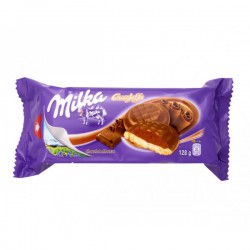 Бисквитное печенье Милка - Джаффа шоколадный мусс 128гр